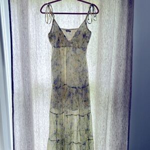 ABERCROMBIE & FITCH FREE FLOWING MIDI DRESS